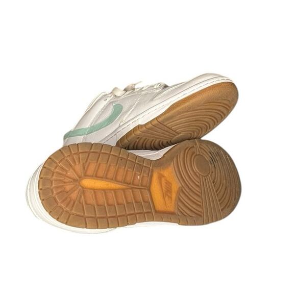 Mens Nike Dunk Low Retro Sneakers White Mint Gum Size 10 B37 - Picture 5 of 6